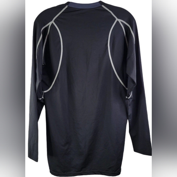 Tesla Mens Athletic Black Long Sleeve XL Shirt Logo - Picture 3 of 3